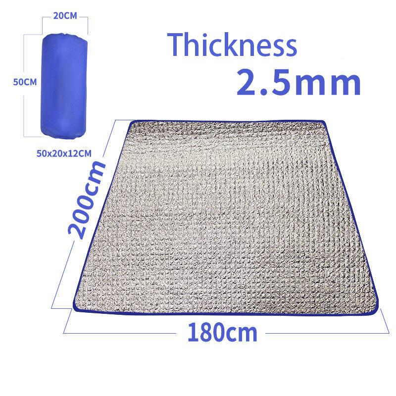 Moisture-proof Mat Outdoor Portable Waterproof Lawn Picnic Household Tent Aluminum Film Single Dormitory Sleeping Mat Floor Mat