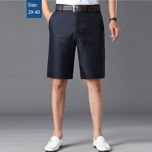 Ice Silk Shorts Men's Thin Section Loose Men's Five-point Pants Casual Dad's Five-point Pants Outer Wear Middle Pants Men