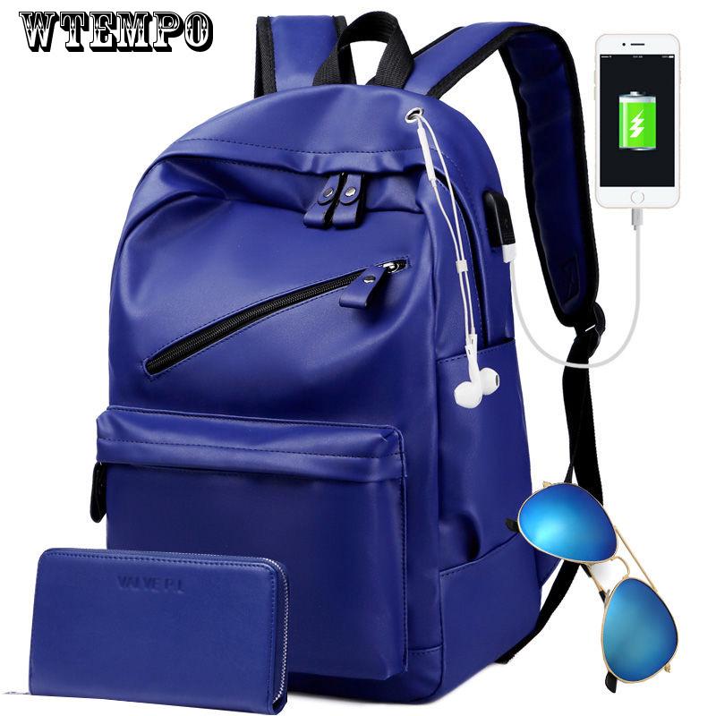 USB Charging Anti theft Waterproof Travel Men Backpacks Bags Casual Business Laptop Backpack