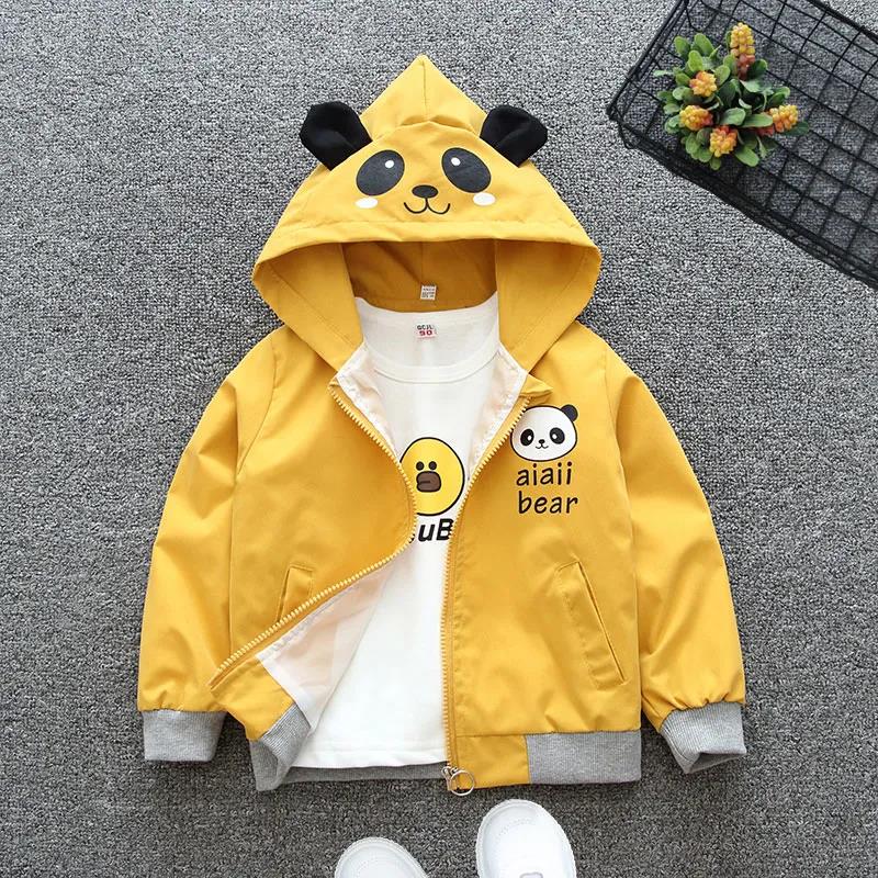 Children's Clothing Baby Autumn and Winter Coat Jacket Spring Zipper Shirt Men and Women Plus Velvet Small Infants and Toddlers 1-6 Years Old