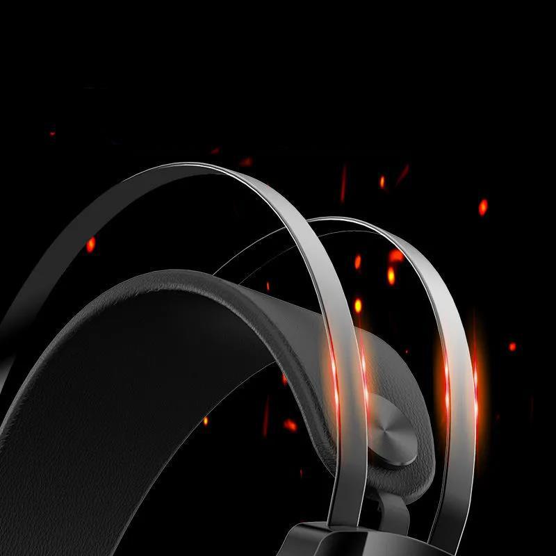 Gaming Headset Listening and Positioning Headset Computer Mobile Phone Universal Cable with Wheat