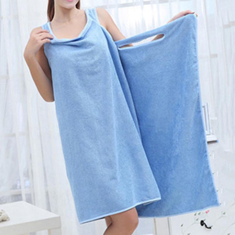 Super Absorb Microfiber Beach Wearable Bath Towel Body Wrap Spa Towel Beach Towels