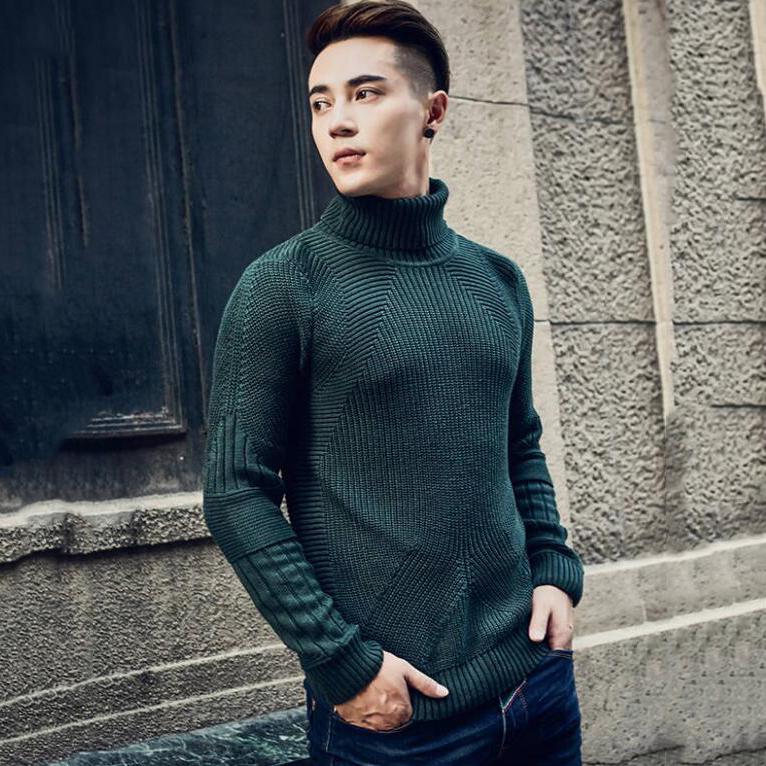 Cotton Sweater Men 2019 Autumn Fashion Long Sleeve Knitted Pullover Men Cashmere Sweater Men Clothes