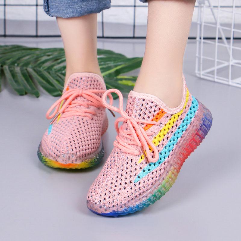 Children's Sports Shoes Boys Mesh Breathable Girls Shoes Coconut Baby Shoes Soft Sole Shoes