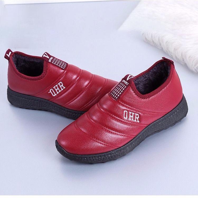 Cotton Shoes Winter Plus Velvet Cotton Leather Shoes Warm and Comfortable Non-slip Casual Cotton Shoes