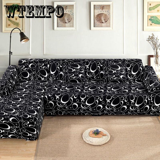 Geometric Sofa Cover Anti-dirty Protector Elastic For Couch All-inclusive Living Room Slipcovers