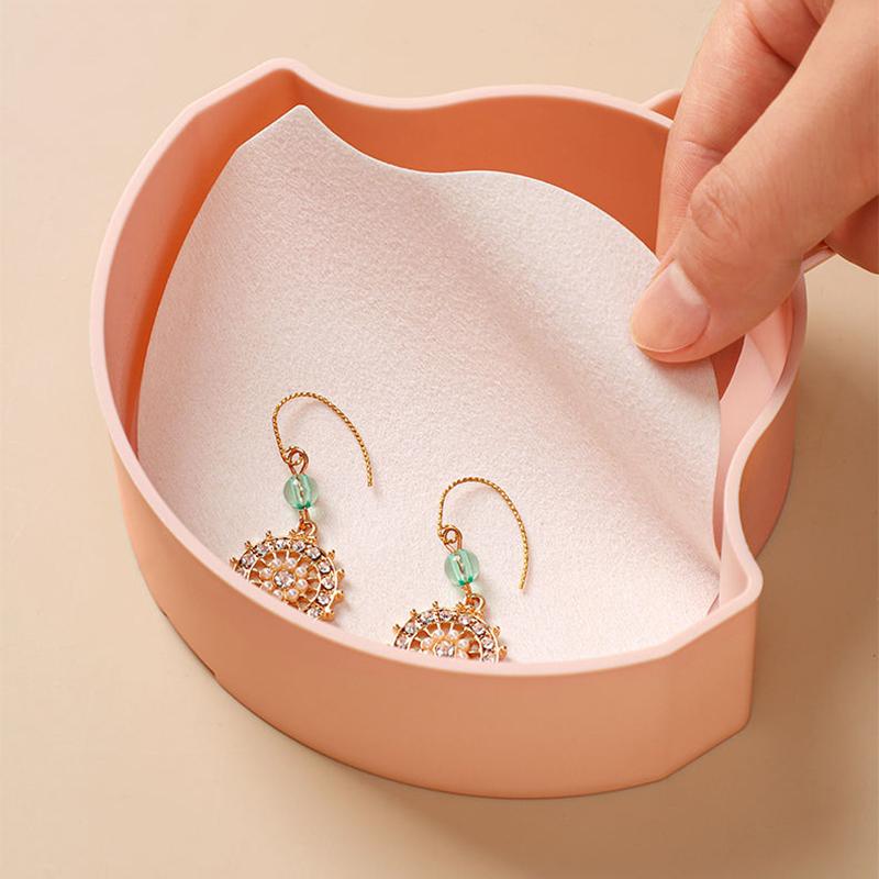 Jewelry Storage Box Household Large Capacity Jewelry Display Stand Earring Storage Artifact Earring Necklace Jewelry Jewelry Box