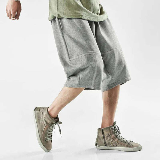 Men's Summer Trend Cotton Loose Large Size Sports Shorts Wild Harlan Casual Five-point Pants