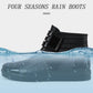 Waterproof Rain Boots Short Tube Rain Boots Men's Non-slip Wear-resistant Four Seasons Waterproof Kitchen Rubber Shoes Men's Work Shoes