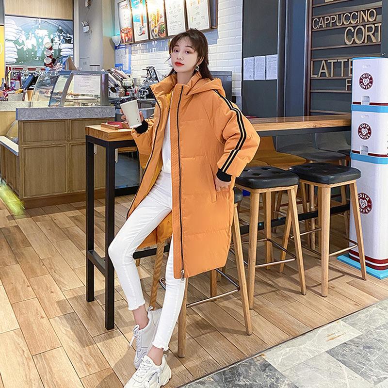 Cotton-padded Jacket Women's Mid-length Korean Style Loose Winter Jacket Cotton-padded Jacket Women's Student Trend