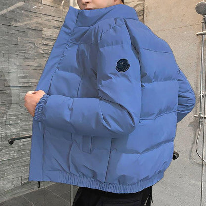 Winter Jacket Men's Short Korean Version Plus Size Thick Warm Down Padded Jacket