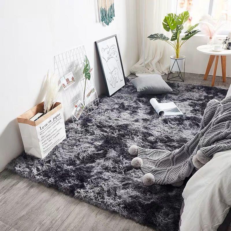 Plush Living Room Carpet Bedroom Bedside Blanket Nordic Home Room Cute Cushion