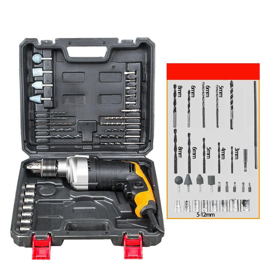 1380W Impact Drill Set Electric Screwdriver Wired Electric Drill Motor for Construction Worker Electrician