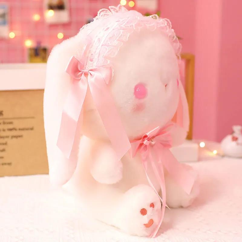 Cartoon Lolita Bunny Doll Plush Toys Children Soothing Sleeping Doll Ragdoll Birthday Gift Girl