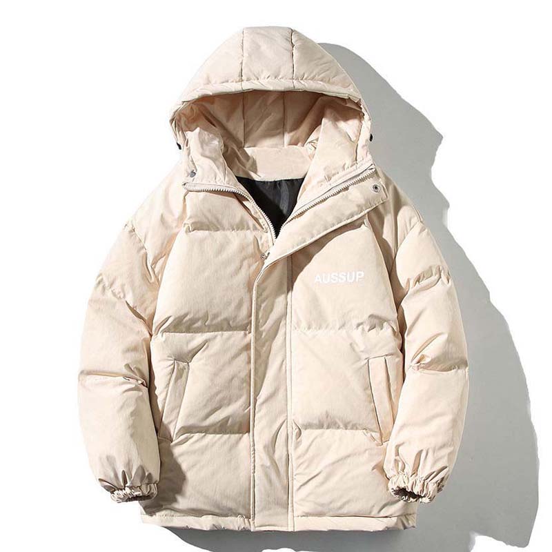 Men's Down High Quality Padded Warm Winter Jacket with Hood Padded Duck Down Jacket