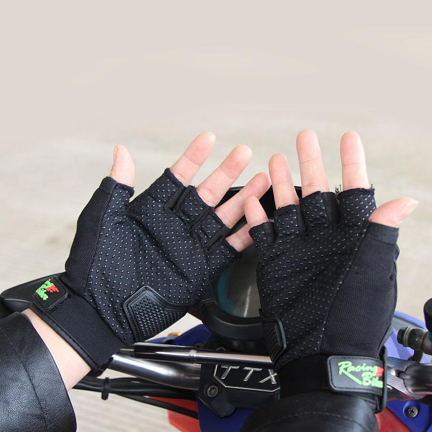 Outdoor Half-finger Gloves Bicycle Motorcycle Electric Vehicle Off-road Bike Men and Women Sports Protective Riding Gloves