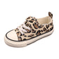 Leopard Prints Kids Shoes Canvas Sneakers for Boys Girls Children's Sports Running Casual Shoes White Shoes for Toddlers