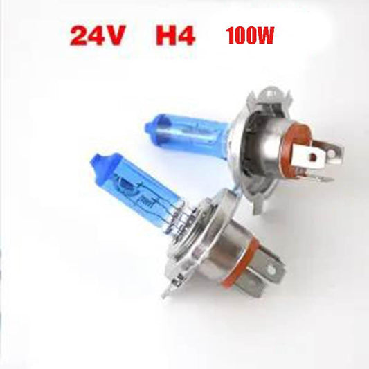 2pcs Car Bulb Front Lighting Headlight Halogen Bulb 24V Super Bright One H1 H3 H4 H7 Xenon Lamp Fog Lamp High and Low Beam Lamp