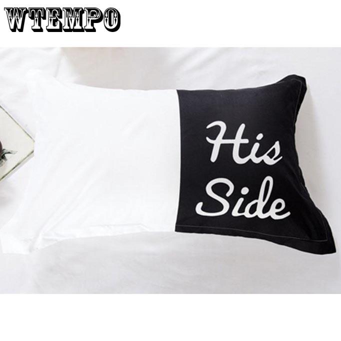 3pcs Set Duvet Cover 3D Bedding Sets White and Black Couple Lovers Cute Pillowcase Bedclothes