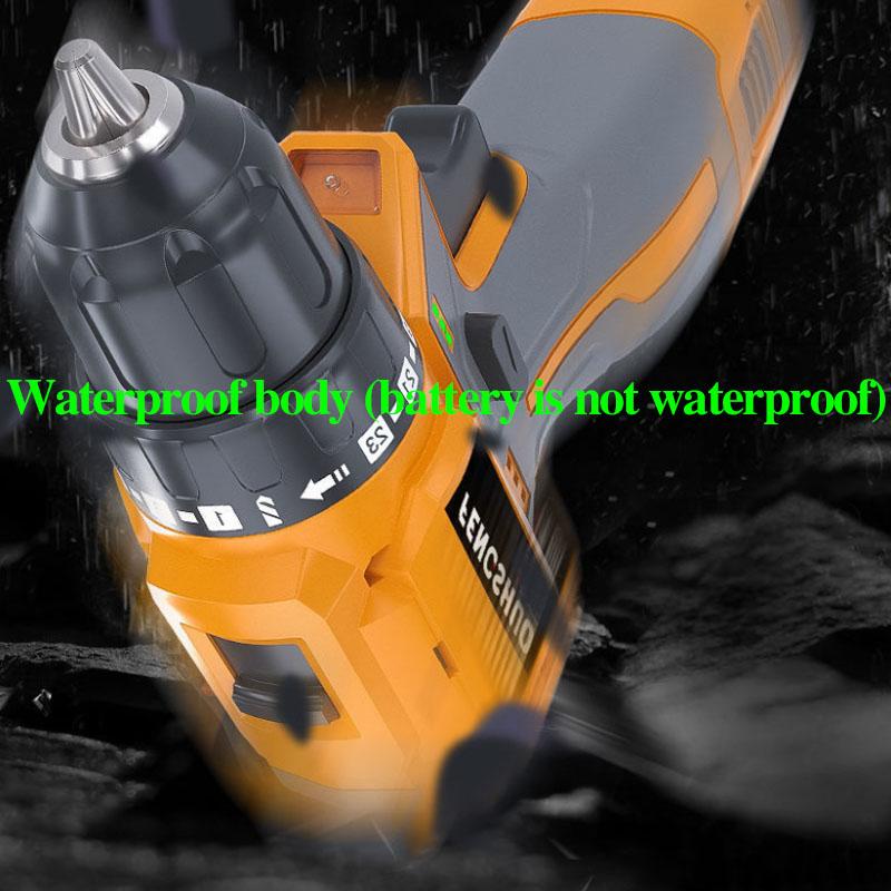 18V Luxury Home Luxury Electric Screwdriver Set High Endurance Cordless Drill with Tool Box