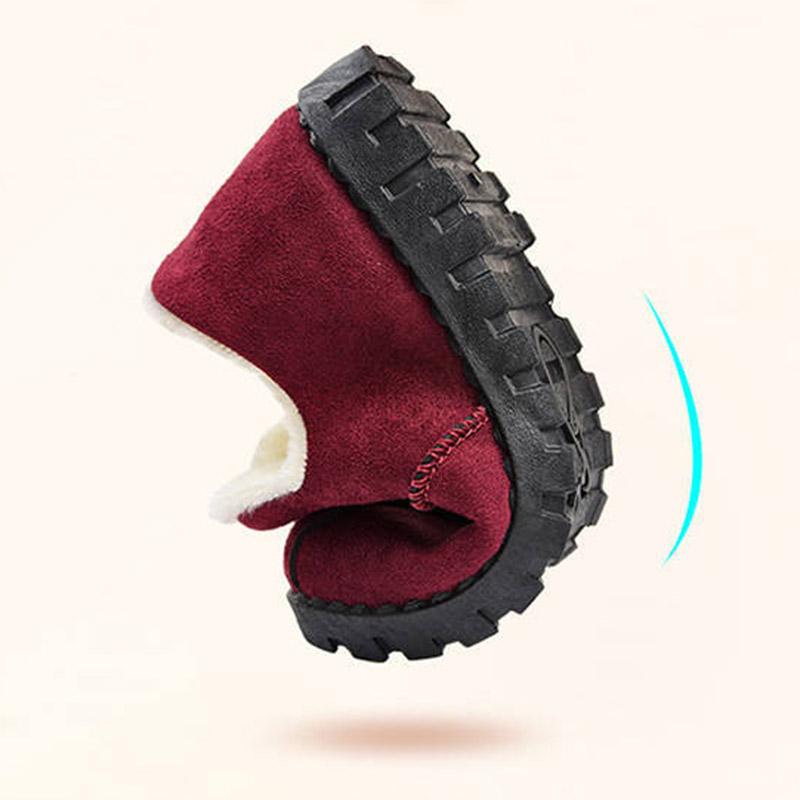 Snow Boots Women's Autumn and Winter Cotton Shoes Warm Plus Velvet Thick All-match Casual Boots