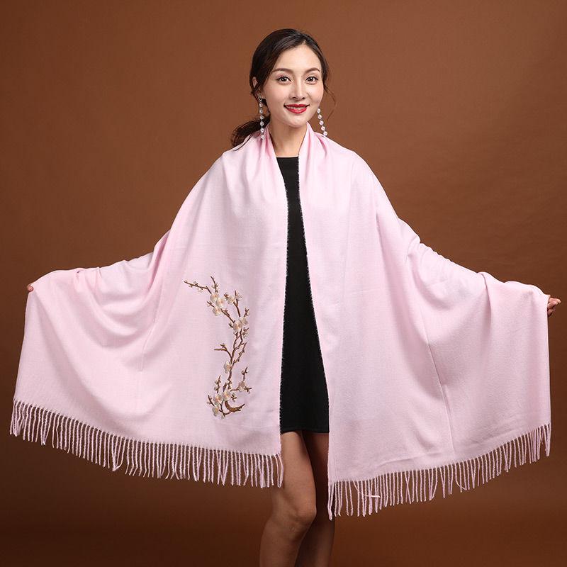 Cashmere Women Scarf Warm Shawl Wool Stole Head Neck Long Winter Scarf Women for Ladies