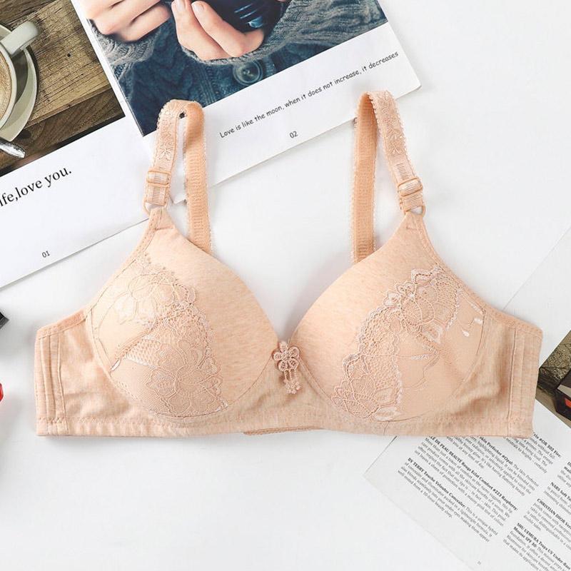 Bra Mother No Steel Ring Gather Underwear Breathable Anti-sagging Middle-aged Large Size Adjustment Bra