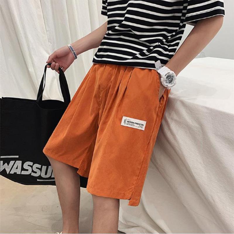 Summer Thin Shorts Men's Large Size Sports Casual Pants Straight Loose Tide Brand Sports Five-point Pants