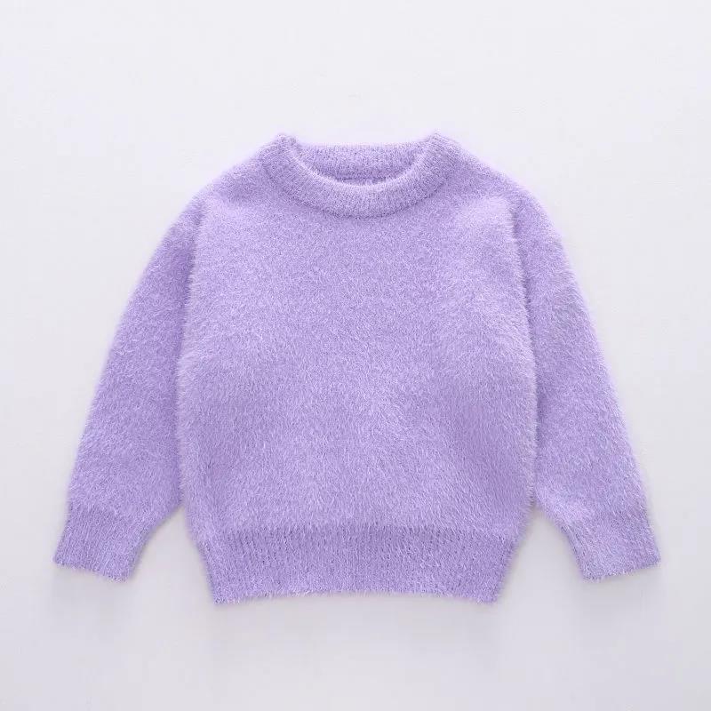 Children's Sweaters Girls Mink Fleece Can't Afford The Ball 2021 Spring and Autumn Sweaters Big Children's Sweaters Boys Winter