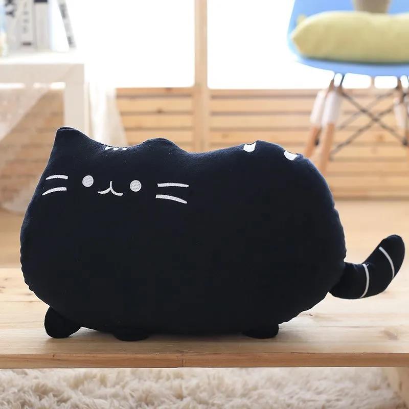 Biscuit Cat Pillow Gift Cat Cushion Big Lazy Cat Big Tail Cat Plush Toy Holiday Gift for Girls