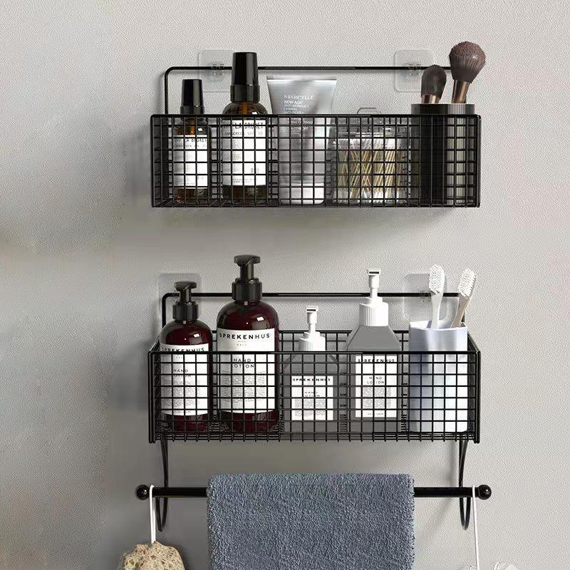 Bathroom Storage Rack Toiletries Storage Towel Rack Bathroom Cosmetics Storage Wall Rack Kitchen Condiment Storage Rack Kitchen Spice Rag Storage Rack