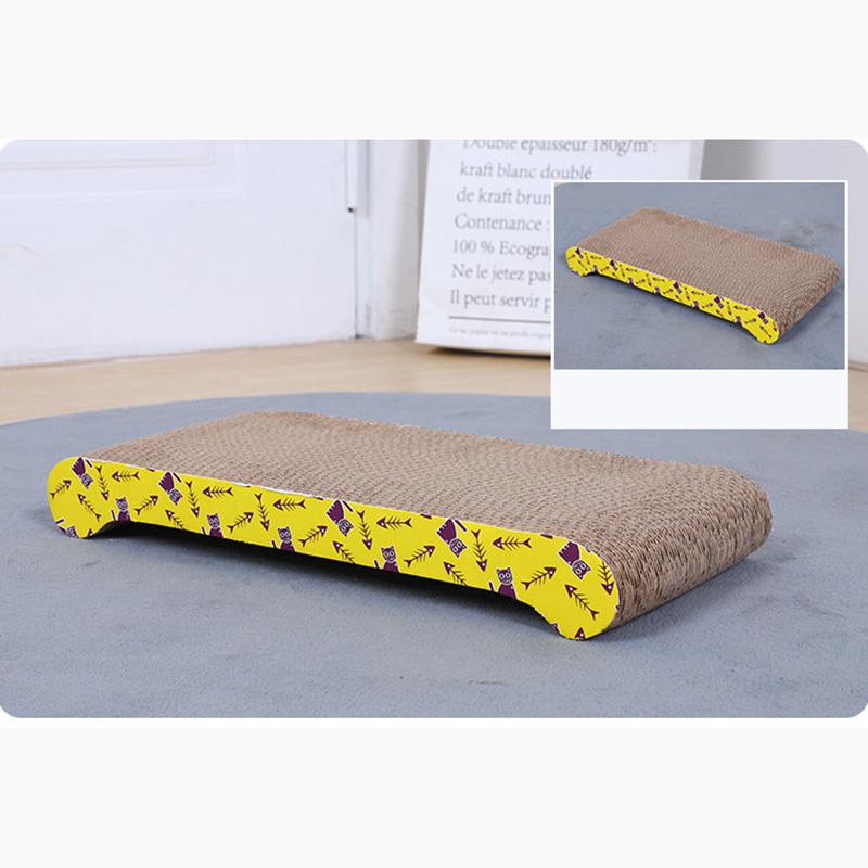 Cat Scratching Board Claw Grinder Cat Claw Board Corrugated Paper Cat Scratching Pad Cat Toy Grinding Scratching Board Cat Litter Toy Pet Supplies