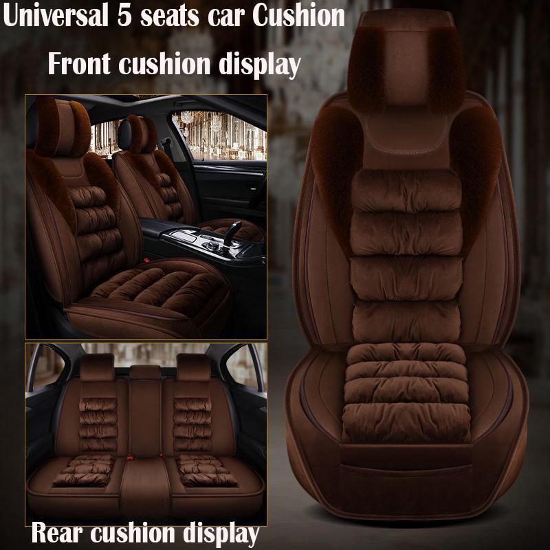 Universal Leather 5 set Auto Seat Cushion 5 seats Universal car seat cover Waterproof Car Seat Cover