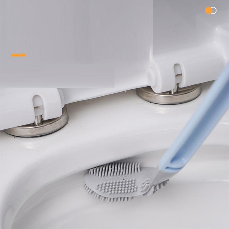 Golf Silicone Toilet Brush Household Brush No Dead Ends Multi-function Cleaning Toilet Wash Toilet Artifact Hang on The Wall