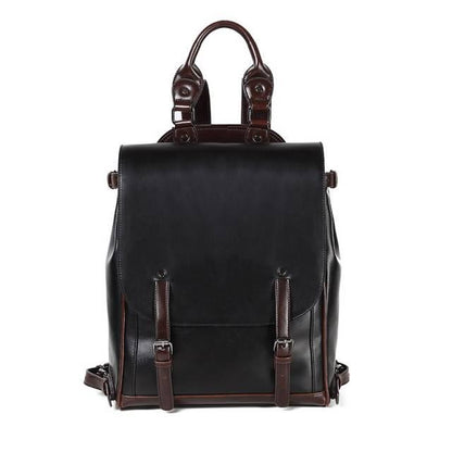 PU Leather Travel Backpack Notebook Laptop Backpack Male Large Capacity Backpack for Men Casual Bags