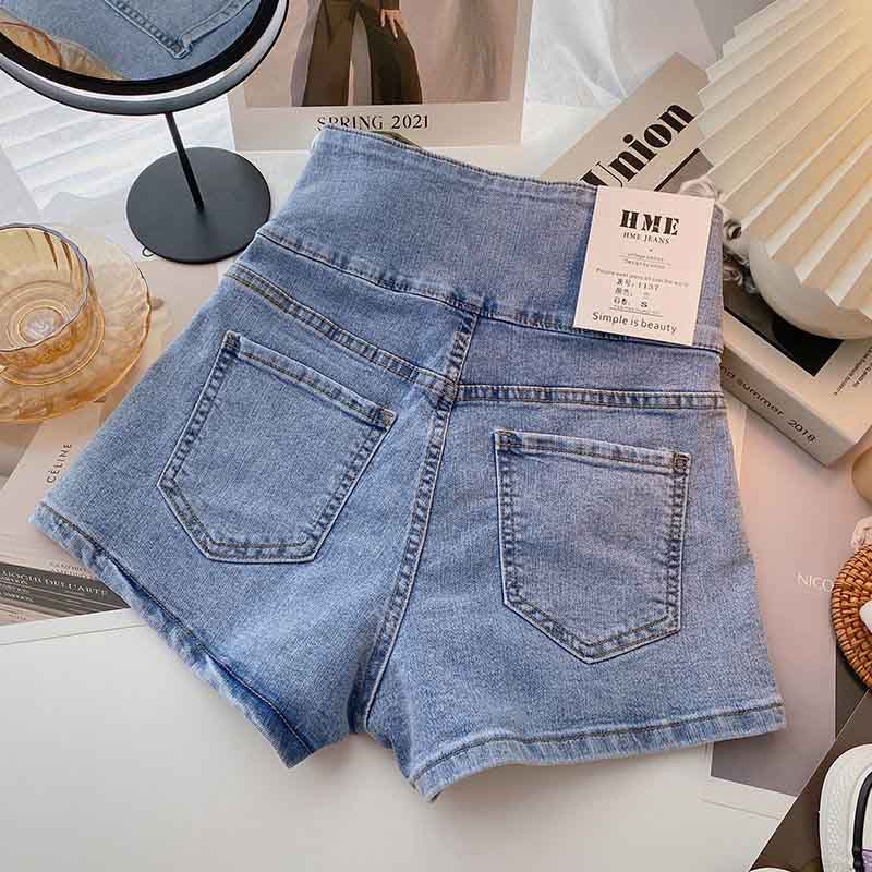 Large Size Jeans Women's Korean Version Three-button High-waist Straps Design Personality Wide-leg Pants