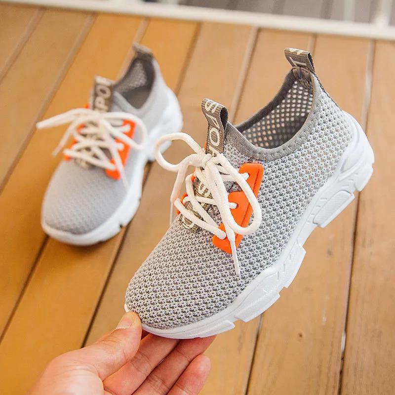 Summer Children's Sneakers Breathable Casual Sports Shoes White Shoes Soft Bottom Men's and Women's Children's Shoes