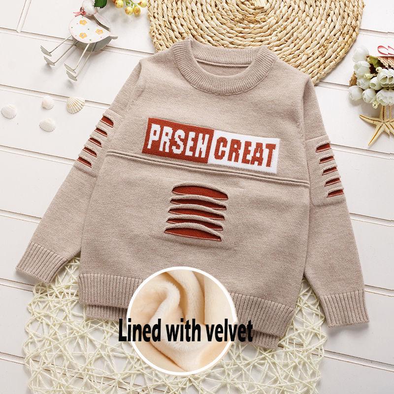 Girls Sweaters Solid Boys Sweaters Baby Girl Bottoming T-shirt Sweater Kids Clothing Girls Pullover