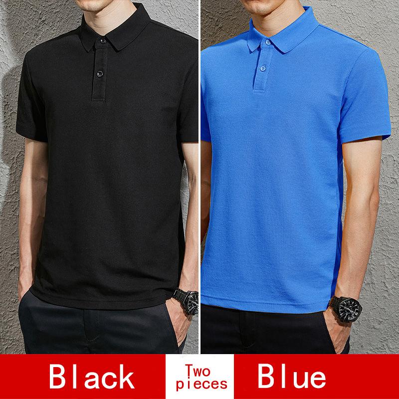 Men's Short-sleeved T-shirt Lapel Casual  Shirt Trend Summer Men's Top