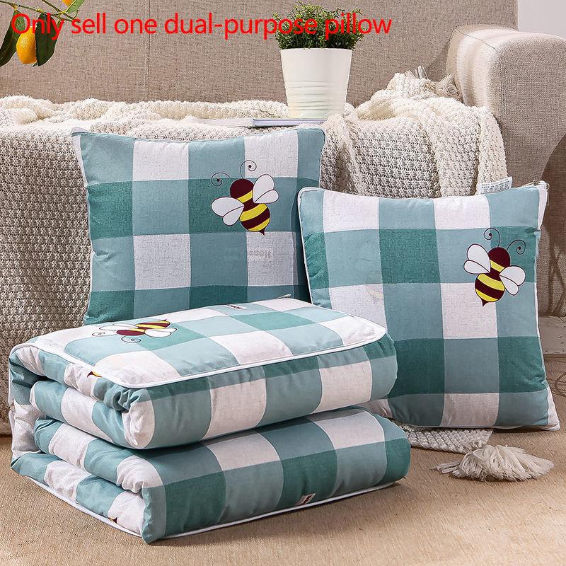 Dual-purpose Pillow Variable Quilt Home Sofa Pillow Soft and Relaxing Artifact Car Waist Pillow