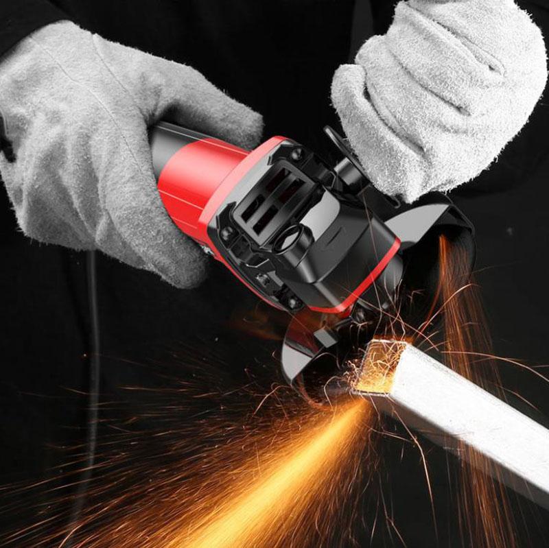 1500W Luxury Home Handheld Angle Grinder Set Electric Grinder Wired Polishing Machine Cutter 11000R