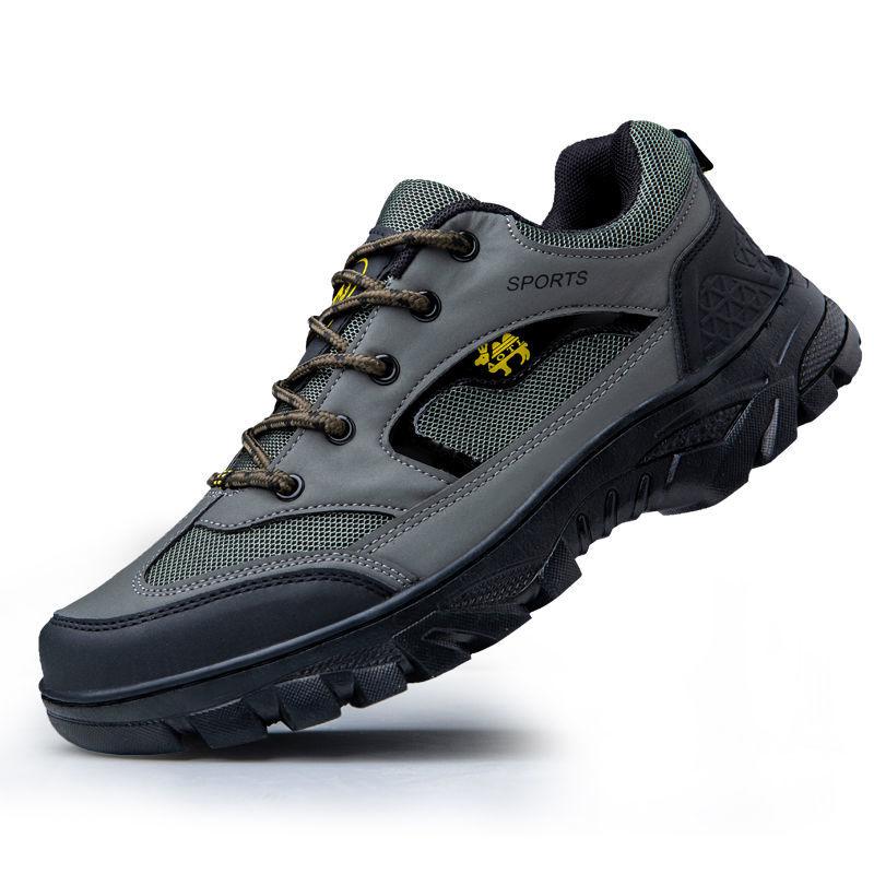 Summer Breathable Hiking Shoes Outdoor Leisure Sports Men's Mesh Shoes Non-slip Wear-resistant Hiking Shoes