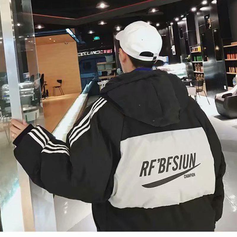 Men's Cotton Winter Jacket Short Thick Padded Jacket Student Korean Casual Loose Version Couple Bread Jacket Men and Women Jackets