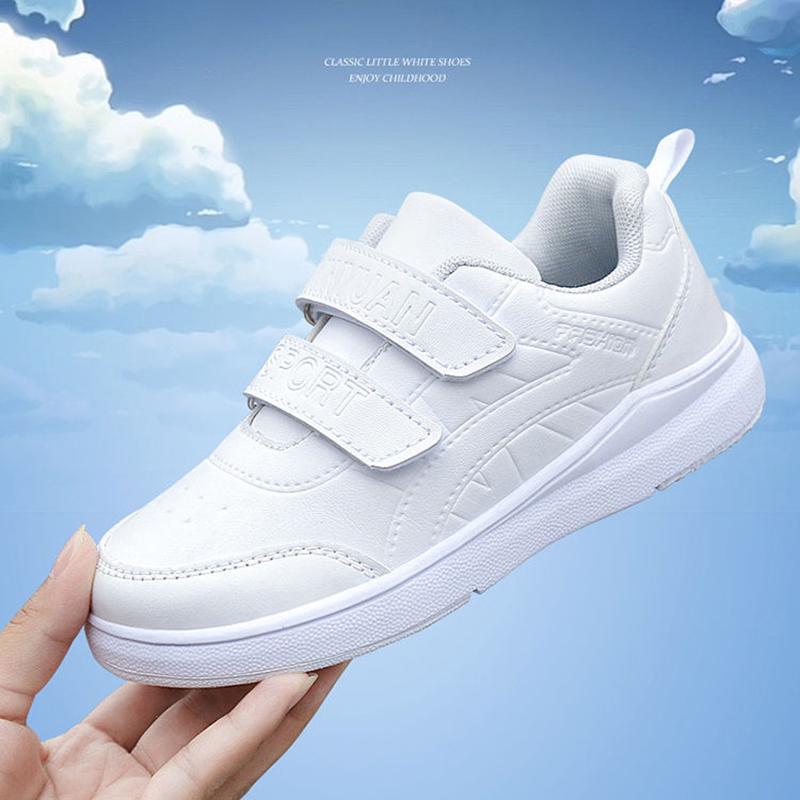 2020 Spring Autumn Boys Shoes Casual Sports Pu Leather Kids Sneaker Solid Anti-slip Children Shoes for Girls Toddler Sneakers