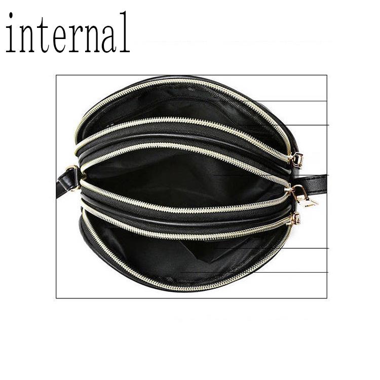 Big capacity Woman bag European and American style Shoulder Handbag Trendy wild Patent leather bag