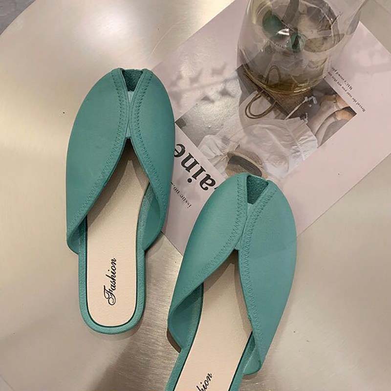 Fish Mouth Sandals and Slippers Women Summer Wear Korean Fashion All-match Student Non-slip Beach Shoes Women The Shoes Are One Size Smaller