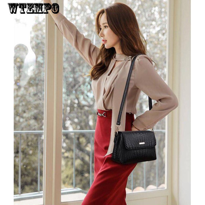 Women's Fashion Wild Trend Bag Leather Texture Handbags Shoulder Diagonal Package