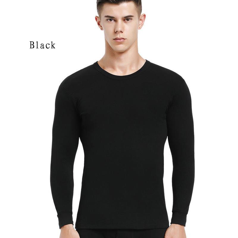 Men Winter Thermal Underwear Male Autumn Clothes Tight Suit Thicken Windproof Comfortable Soft Lining Long Sleeve High Elasticity Wearable Versatile