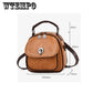 Women Backpack Leather School Bags for Teenager  Female Preppy Style Small Backpack