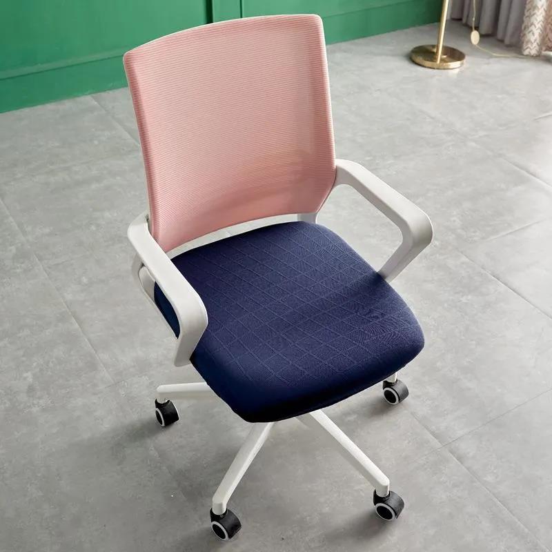 Nordic Style Elastic Fabric Computer Office Chair Cover Universal Home Four Seasons Modern Minimalist Rotating Chair Cover